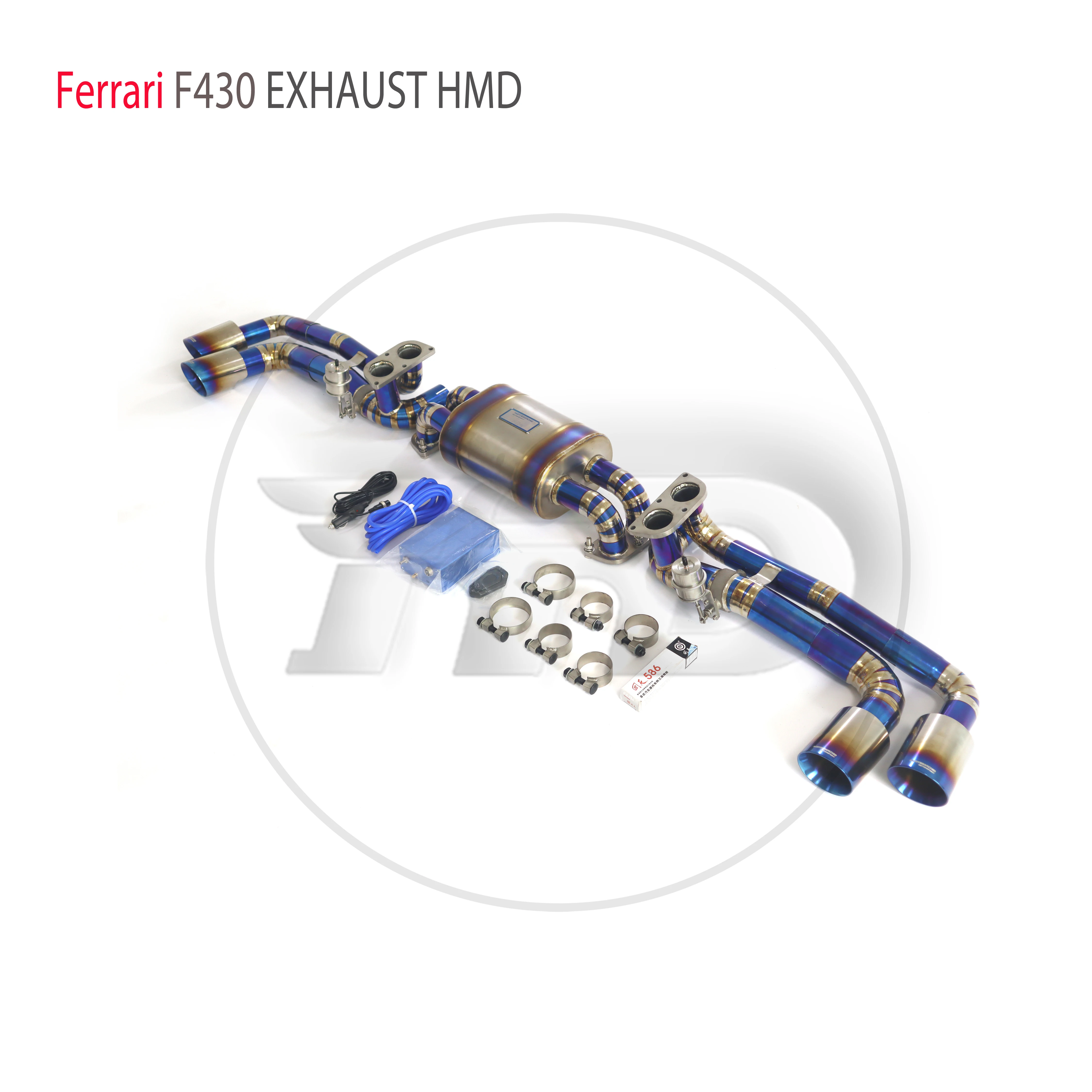 Выхлопная система HMD из титанового сплава эффективный Catback для Ferrari F430 Spider 4.3L