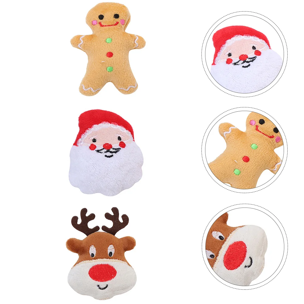 

Cat Dogchewpet Felt Molar Biting Christmas Cleanerbitting Plush Set Chewy Kitten Chewing Interactive Indoor Entertainment