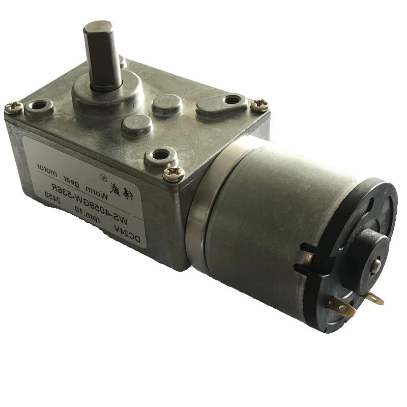 4058GW Червячная Шестерня Редукционный двигатель постоянного тока 12V2 4 в мотор с