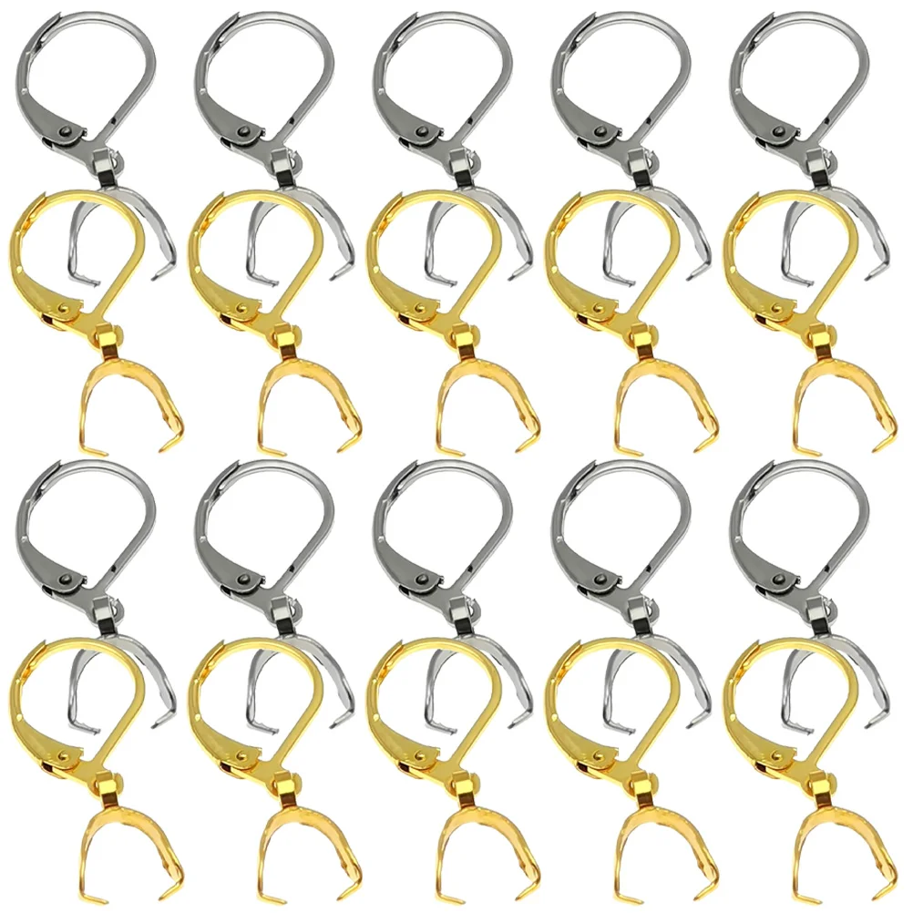 

40 Pcs French Ear Wire Diy Earrings Kit Dangle Earrings Earring Making Set French Earring Hoops Earring Hook Set Necklaces Set