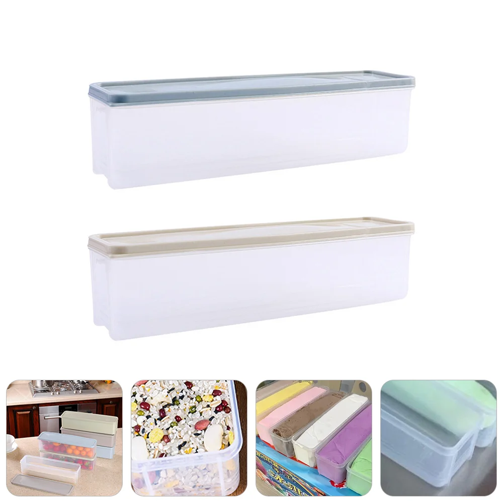 

2pcs Fruit Preservation Box Freezer Container Kitchen Supplies