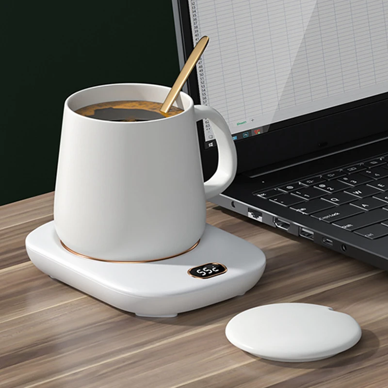 

Usb Heating Coaster for Home Office Coffee Mug Cup Mat To Keep Warmer Heater Pad 3 Speed Constant Temperature Coaster
