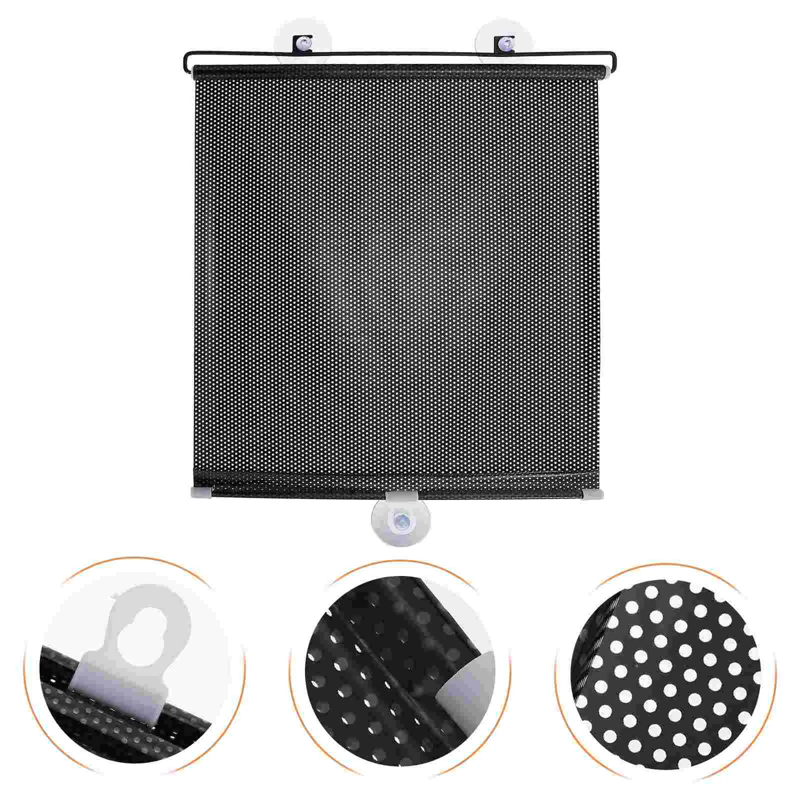 

Window Suction Car Cup Blinds Shades Blackout Shade Sun Sunshade Skylight Curtain Curtains Temporary Roller Side Retractable