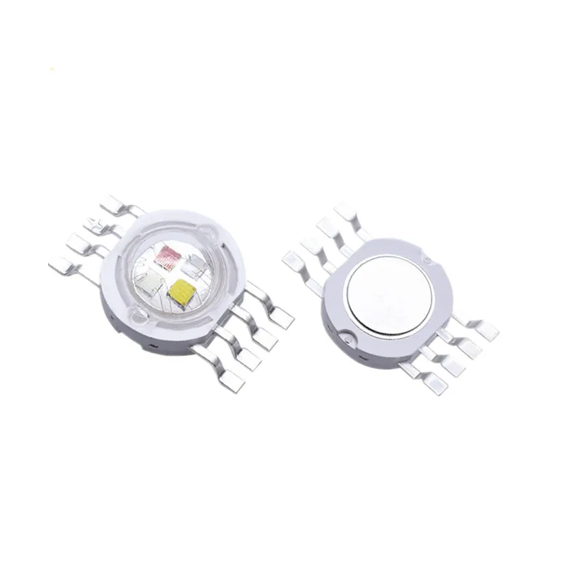 50 adet 12W RGBW LED çip yüksek güç lamba boncuk 4*3W kırmızı yeşil mavi beyaz 6000k 8pins 700mA/700mA 45MIL