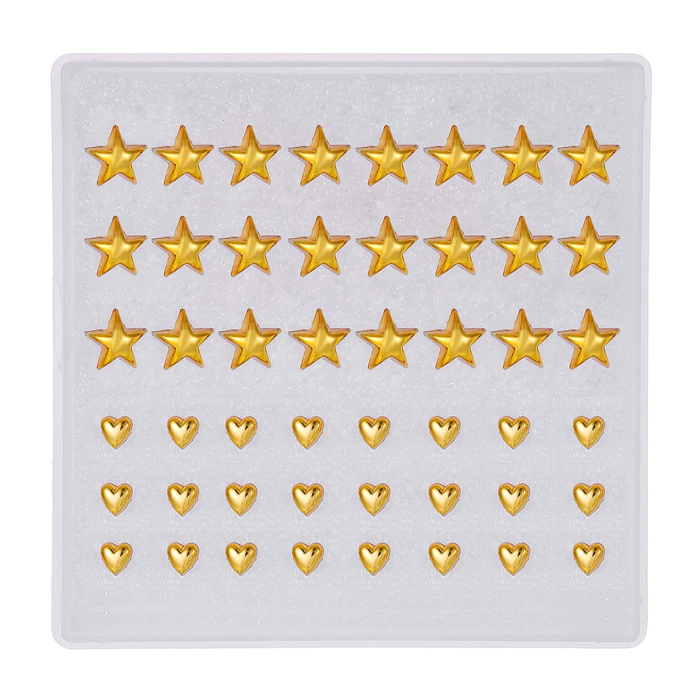 24 пары/коробка акриловые серьги-гвоздики