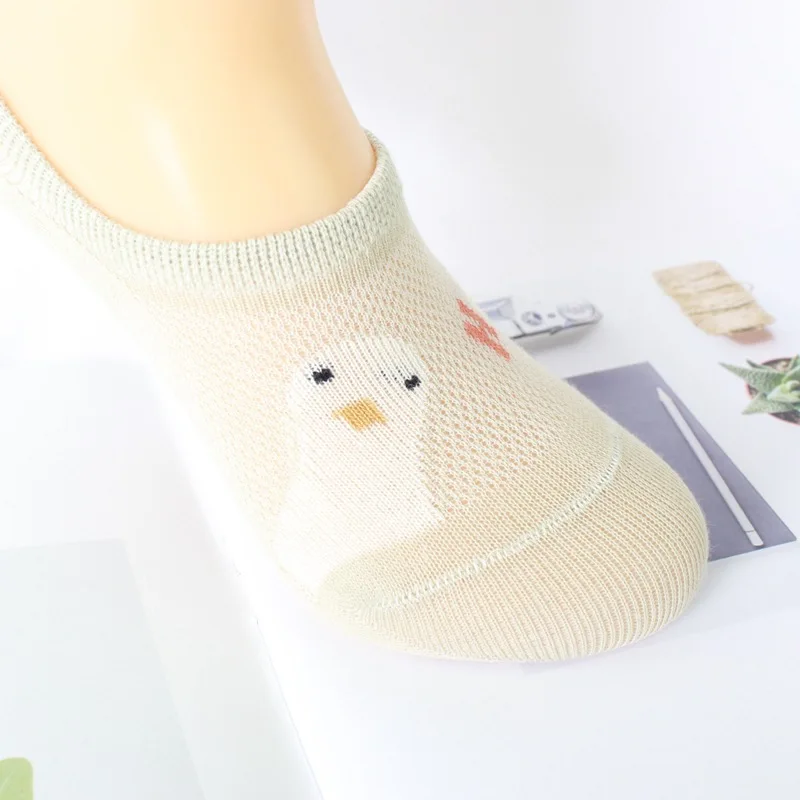 

Thin Cotton Children's Socks Boys and Girls Summer Breathable Cool Mesh Socks Shallow Mouth Invisible Socks 10 Pcs/set