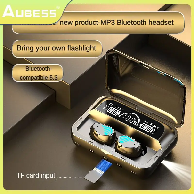 

Legerity And Portable Wireless Earphone Strong Bass Plug-in Card Comes With Mp3 Headphones 5 Waterproof Hifi Sound Quality