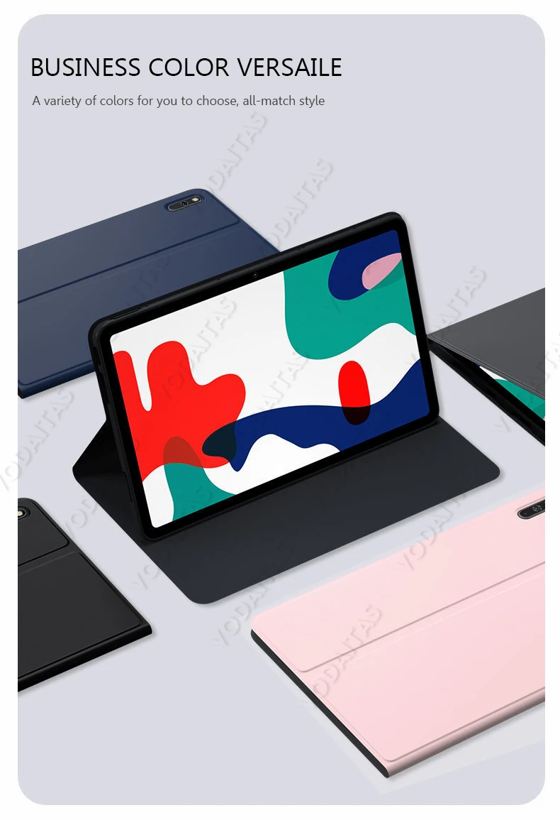 

For Huawei Matepad SE Case for MatePad 11 10.4 2020 Pro 10.8 T10S 10.1 T10 9.7 M6 Funda PU Leather Soft TPU Back shell Skins