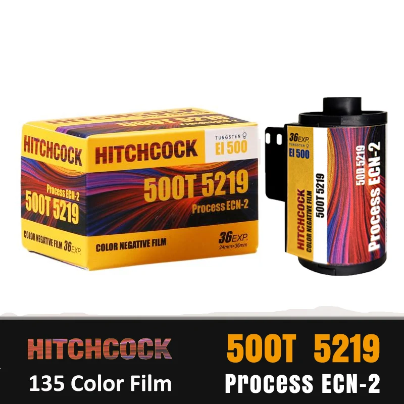 1/3 Rolls HITCHCOCK 500T 5219 Negative 135 film 36EXP/Roll Process ECN-2 Kodak Color Negative Film
