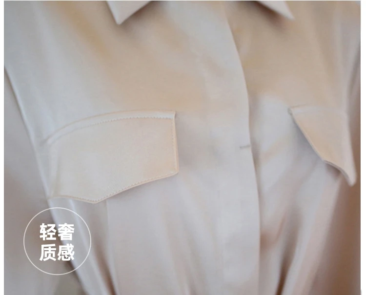 2024 новое осеннее корейское элегантное офисное платье-рубашка женское