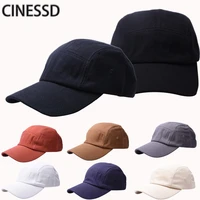 japanese short brimmed soft top cap four seasons unisex solid color baseball cap american street fashion trend all match sunscre