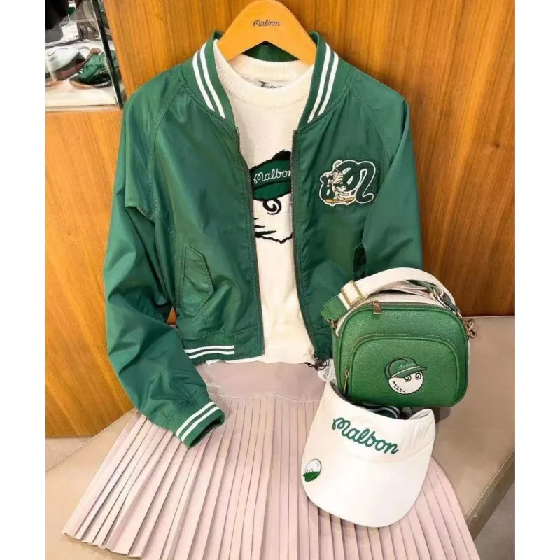 Women Bomber Jacket Lightweight Print Collar Stand Fashion Casual Coat