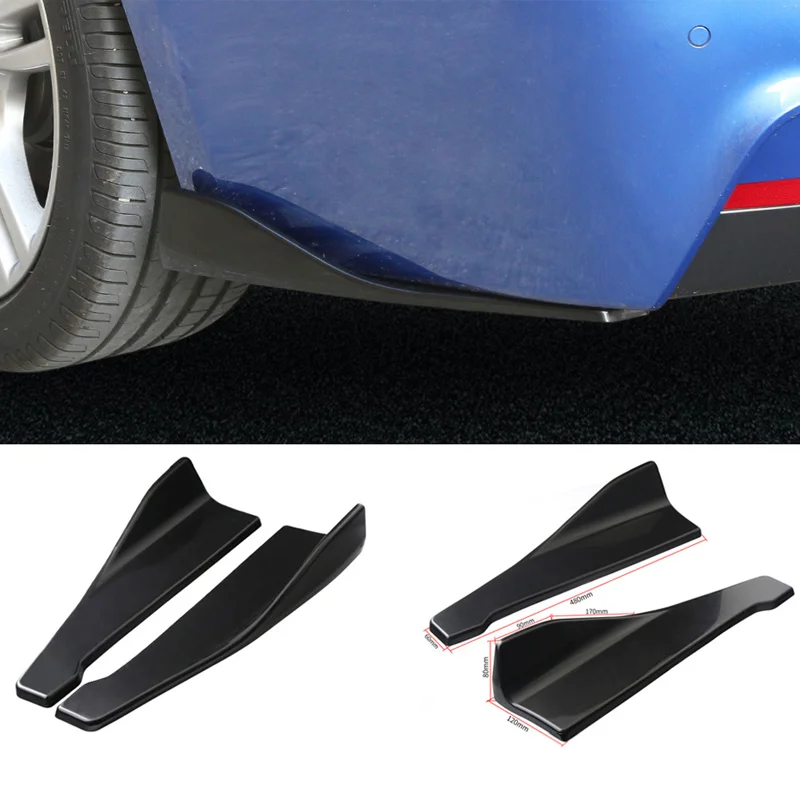

48cm Length Car Side Skirt Corner Protection Plate for BMW E90 Audi A4 Rear Shovel After Carbon Fiber Vehicle Modification New