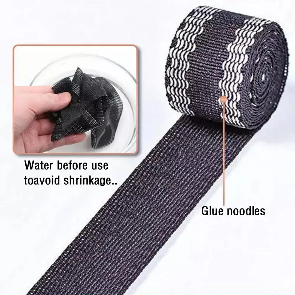 

1.2m Self-Adhesive Pants Paste DIY Iron on Pants Edge Shorten Repair Pant for Jean Clothing and Jean Pants Apparel Sewing Fabric