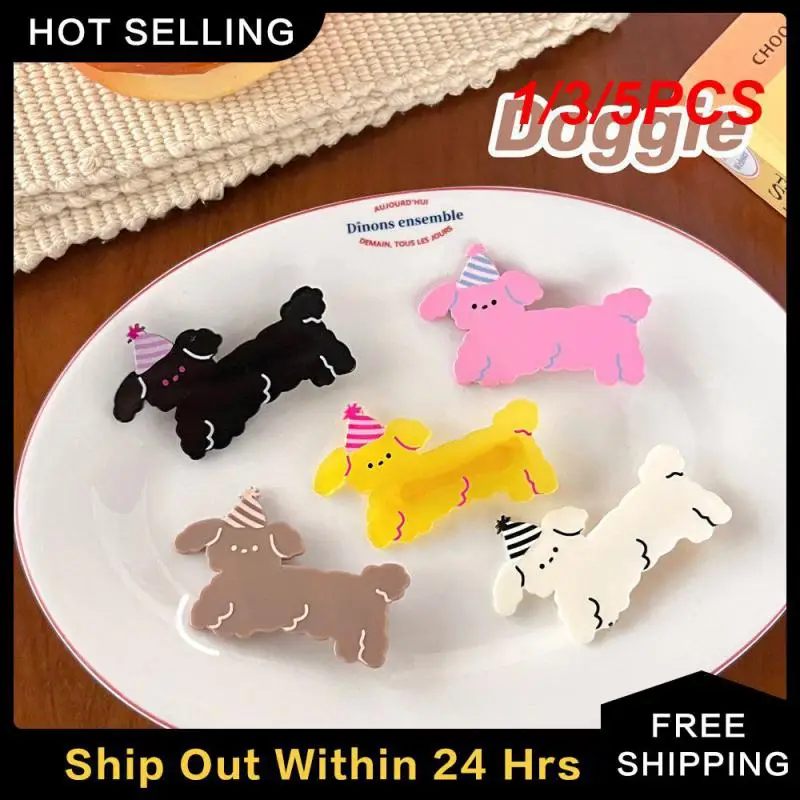 

1/3/5PCS Hairpins Simple And Stylish Fashionable Hair Accessories Student Hair Accessories Puppy Hair Clip Versatile
