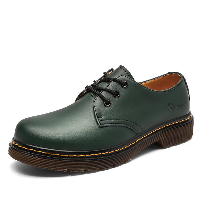 

Men Oxfords Genuine Leather Dress Shoes Brogue Lace Up Mens Casual Shoes Work Tooling shoes Men Plus Size 38-47