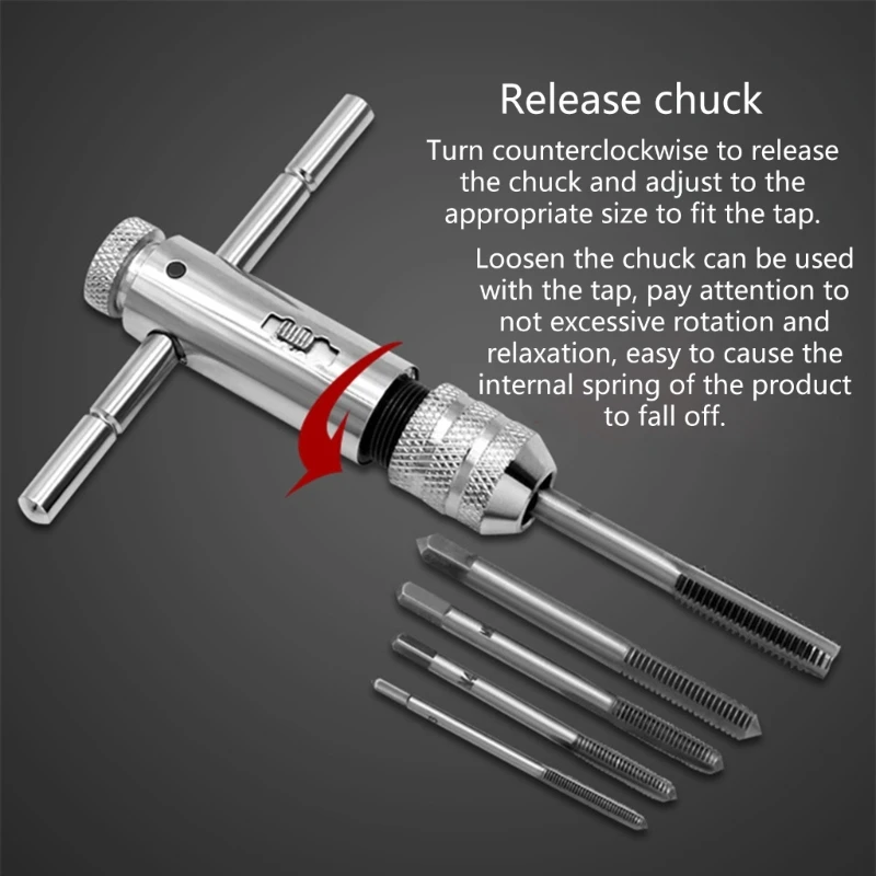 M17D Т-образная рукоятка с храповым механизмом и ключом Регулируемый Т-образный