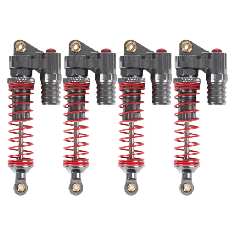 

4 pcs RC Piggyback Shock Absorber Hole to hole 90mm for 1/10 RC Crawler Car Trx-4 TRX4 Axial SCX10 90046 D90 KM2 Y05