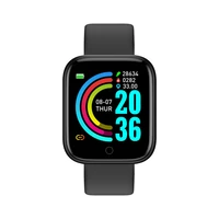 android smartwatch waterprof for men women bracelet message alert 1 44 heart rate exercise step meter y68 wearable smartwatch