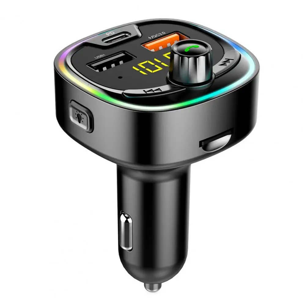 

Car Bluetooth Receiver MP3 Music Player Car FM Transmitter TF Card U Disk AUX Player Hands-free Kit 3.1A Fast Charging Adapter