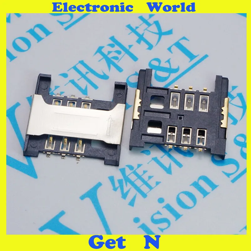 

200 шт., 6 контактов, толщина 1,8