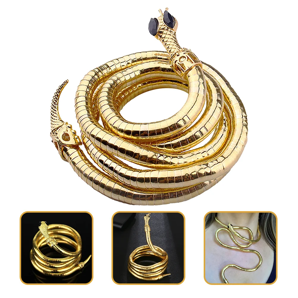 

Snake Bracelet Bangle Women Choker Necklace Accessory Punk Cuff Jewelry Ladies Bracelets
