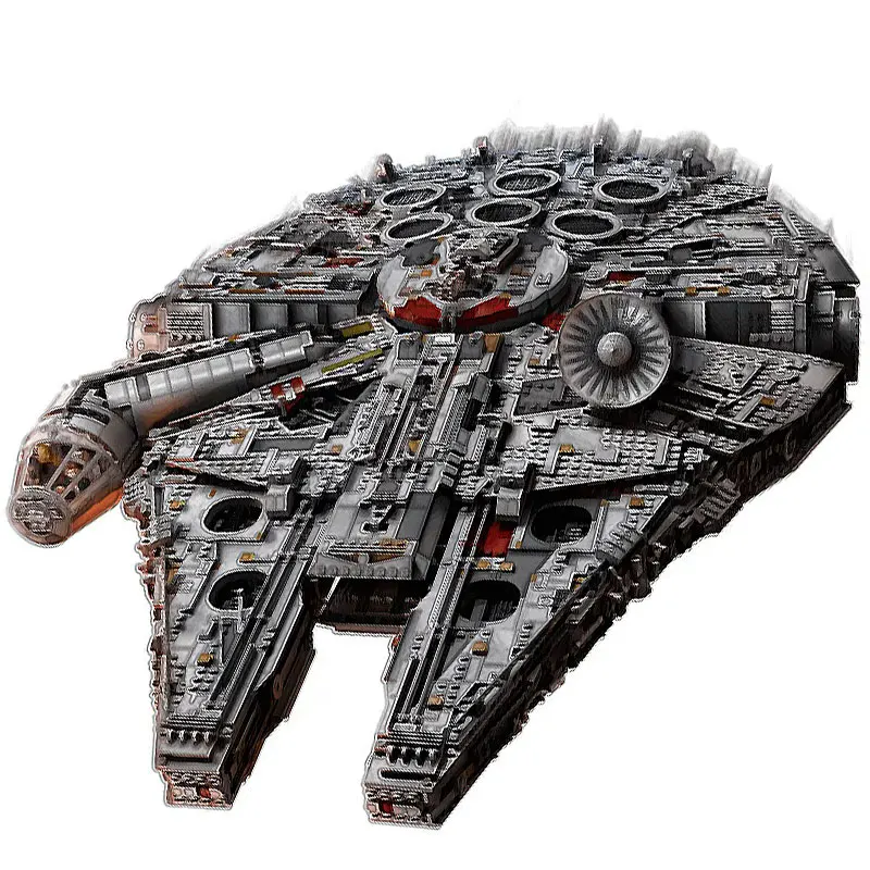 

2023 Model-Toys Star plan Series Building Blocks Kits Millennium DestrIoyer Ship FaIlcon 75192 8445pcs Christmas gift