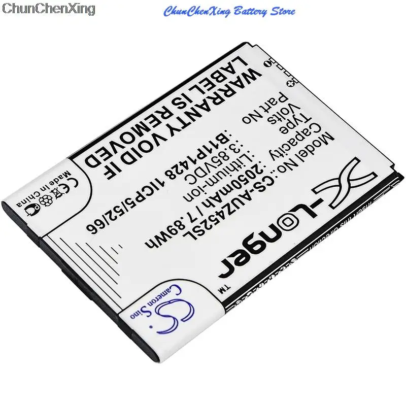 Аккумулятор Cameron Sino 2050 мАч B11P1428 1ICP/52/66 для Asus X009DB ZB452KG ZenFone Go 4 5