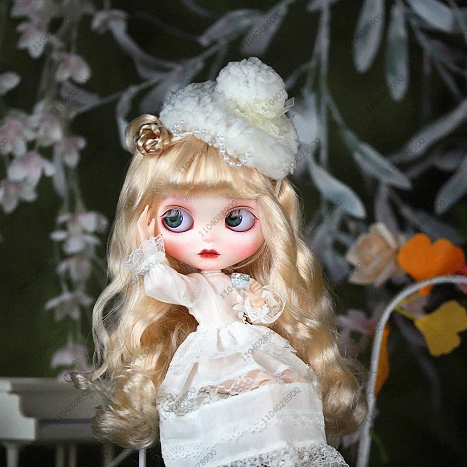 ICY DBS Blyth Кукольная одежда Белое кружевное платье