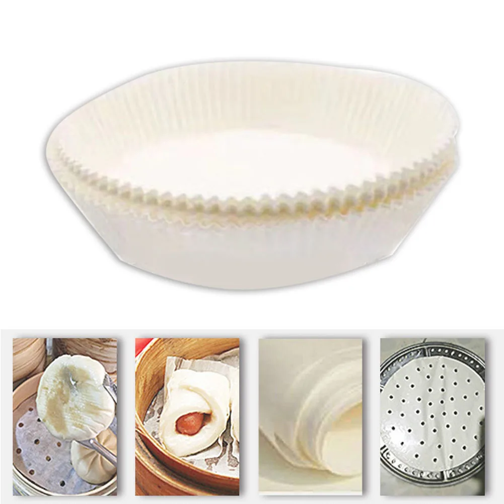 

30x Lucht Friteuse Stoomboot Liner Premium Houtpulp paper, антипригарный коврик с отверстиями