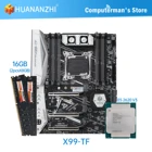 Материнская плата HUANANZHI X99, процессор Intel XEON E5 2620 V3, 2*8 ГБ DDR4 NON-ECC 2400, M.2 NVME USB ATX