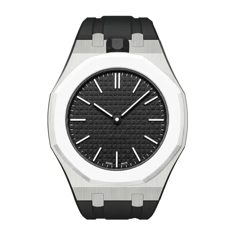 Фото Металлический корпус, силиконовый ремешок, мод-комплект для Swatch AP Royal POP, набор для превращения карманных часов в наручные, 2-в-1, резиновый ремешок-аксессуар №3