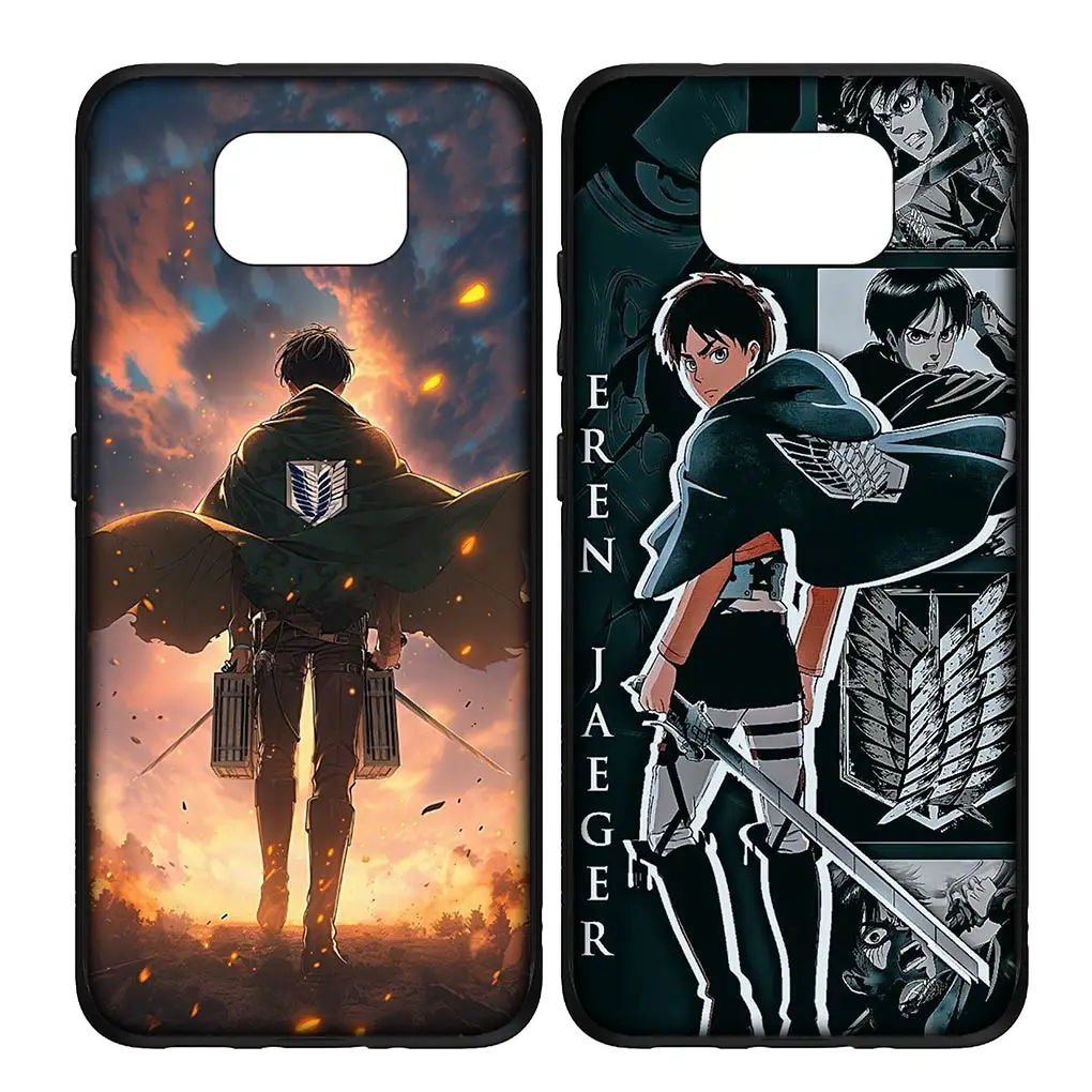 Чехол для телефона Levi из атаки на Титанов Эрена джейгера чехол Xiaomi Poco C65 C55 C50 C51 X3 NFC