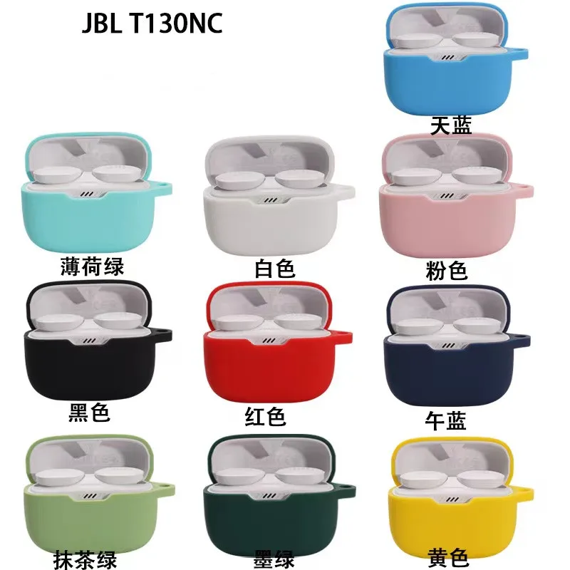 Силиконовый чехол для наушников JBL Tune T130 TWS совместимый с Bluetooth |