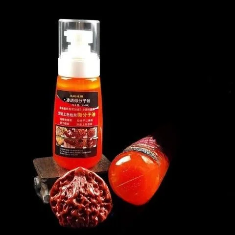 Wenwan Walnut Oil Special King Kong Color Coated Pulp Jade Liquid Monkey Head Gourd Bamboo Baixiang Phoenix Eye Bubble R...