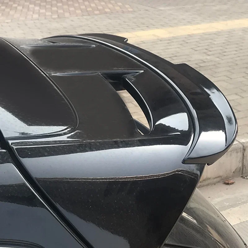 Спойлер для Ford Fiesta St MK7 MK7.5 заднее крыло ABS черное углеродное волокно задние