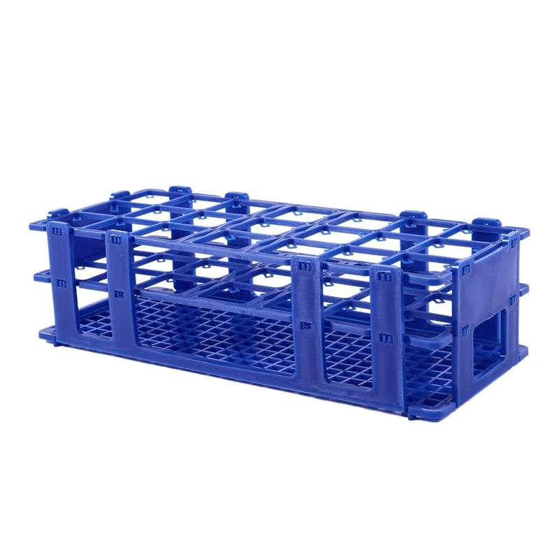 

3X Blue Plastic 21 Holes Box Rack Holder For 50ML Centrifuge Tubes
