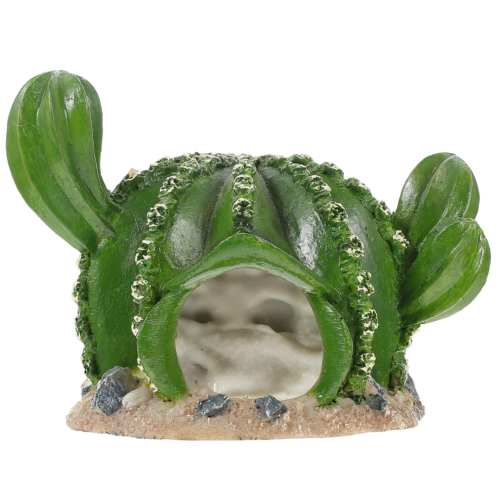 

Resin Craft Ornament Decorative Reptiles Shelter Simulated Adornment for Fish Tank Terrarium Decor Aquarium