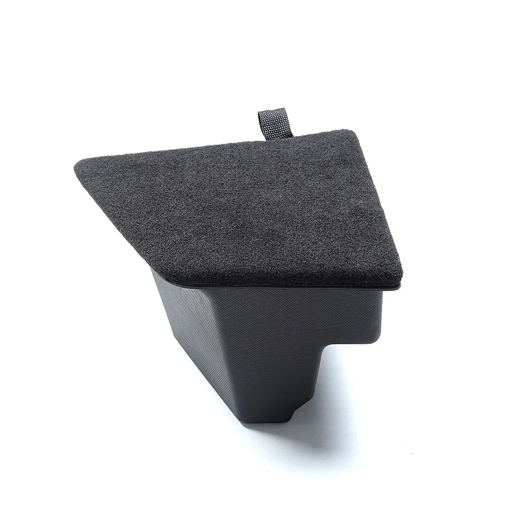 

Car Tail Trunk Boot Organizer Case for Tesla Model 3 2021-2022 Auto Interior Accessories Rear Trunk Side Storage Box with Cover