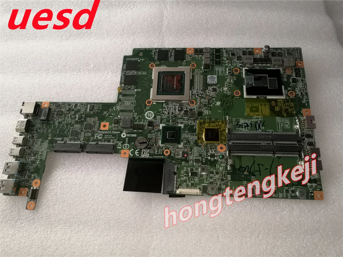 

Ms-17731 ver 1,2 для msi ms-1773 gs70 gs72 Материнская плата ноутбука с i7-5700hq cpu и gtx965m TEDE OK