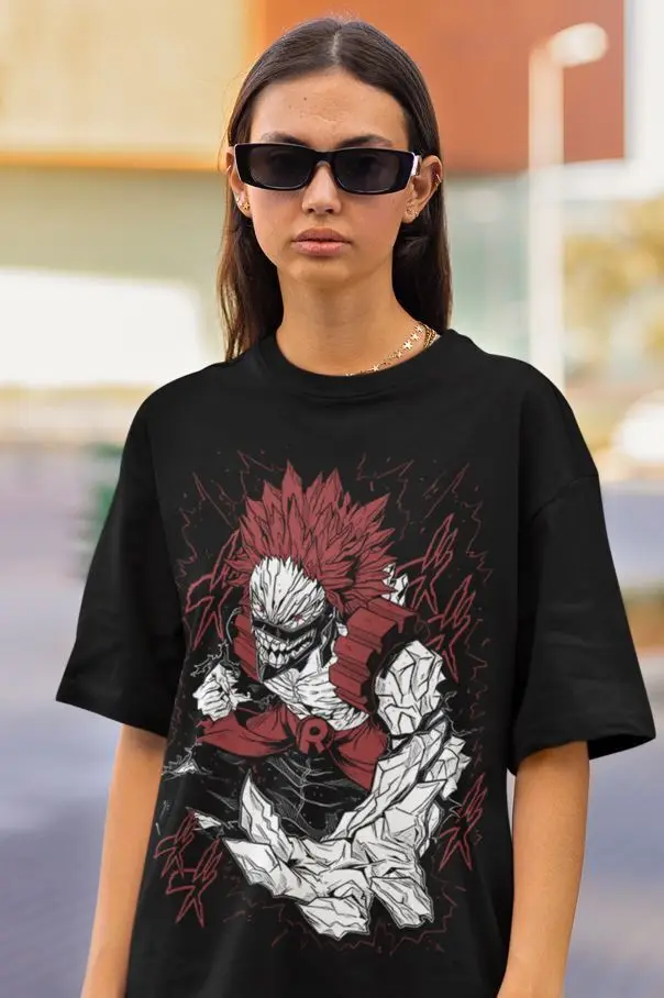 РУБАШКА УНИСЕКС Eijiro Kirishima My Hero Red райот Boku no BNHA