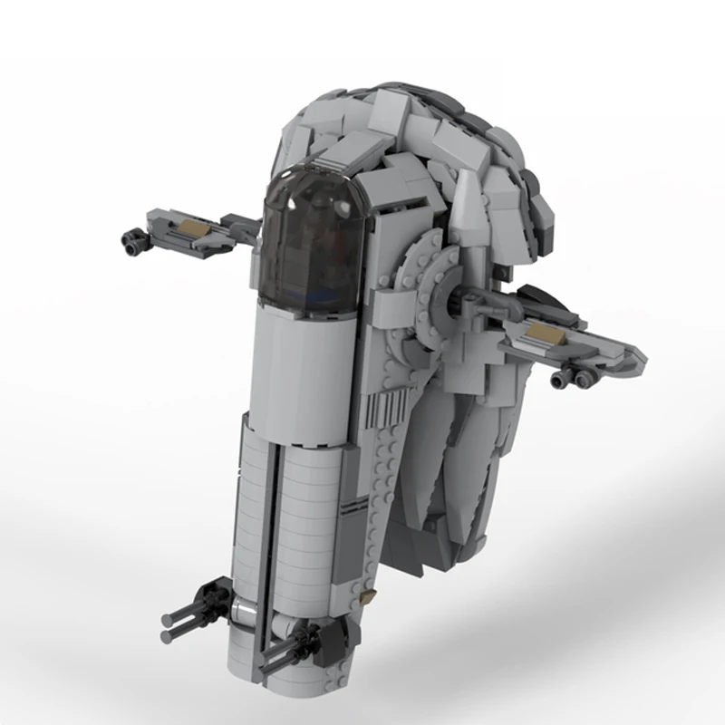 

NEW 693PCS The UCS Razor Crest 75292 Set Modified to Slave 1 Model 2 MOC Building Blocks Model Bricks DIY Toys Children Gifts