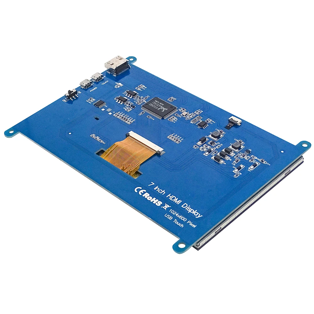 7-дюймовый 1024x600 Raspberry Pi дисплей для 4 3B + Windows сенсорный мини HDMI монитор - купить по