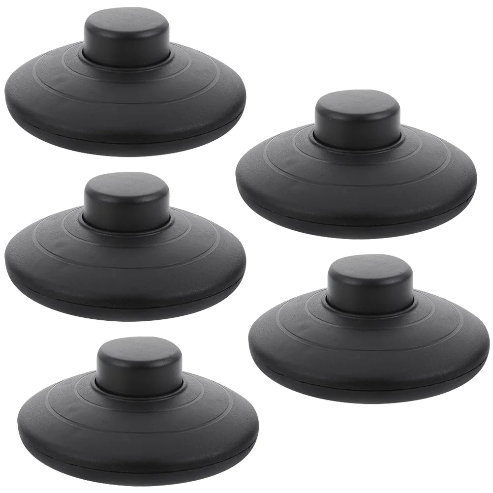 

5 Pcs Lamp Foot Switch Floor Power Button Footswitch Control Abs Replacement For Light Pedal