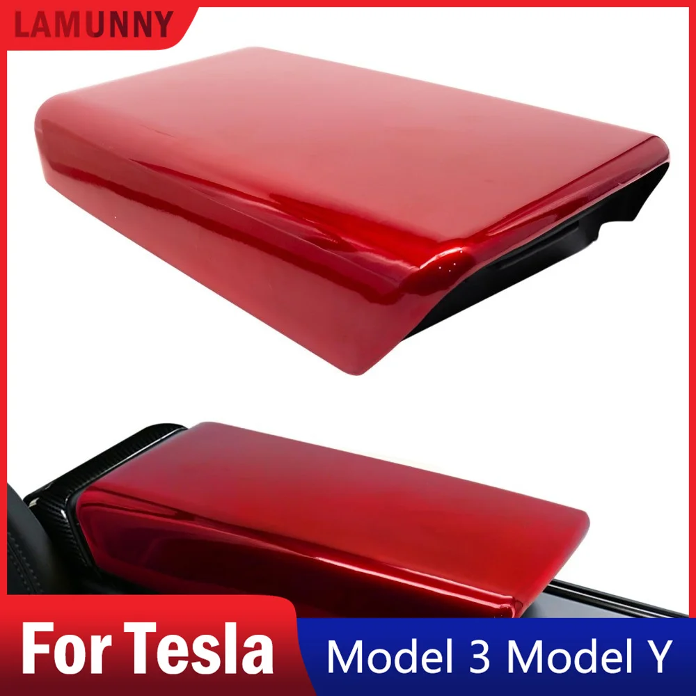 

Carbon Fiber Center Console Cover for Tesla Model 3/Y.Compatible with Tesla Model 3/Y 2017-2023