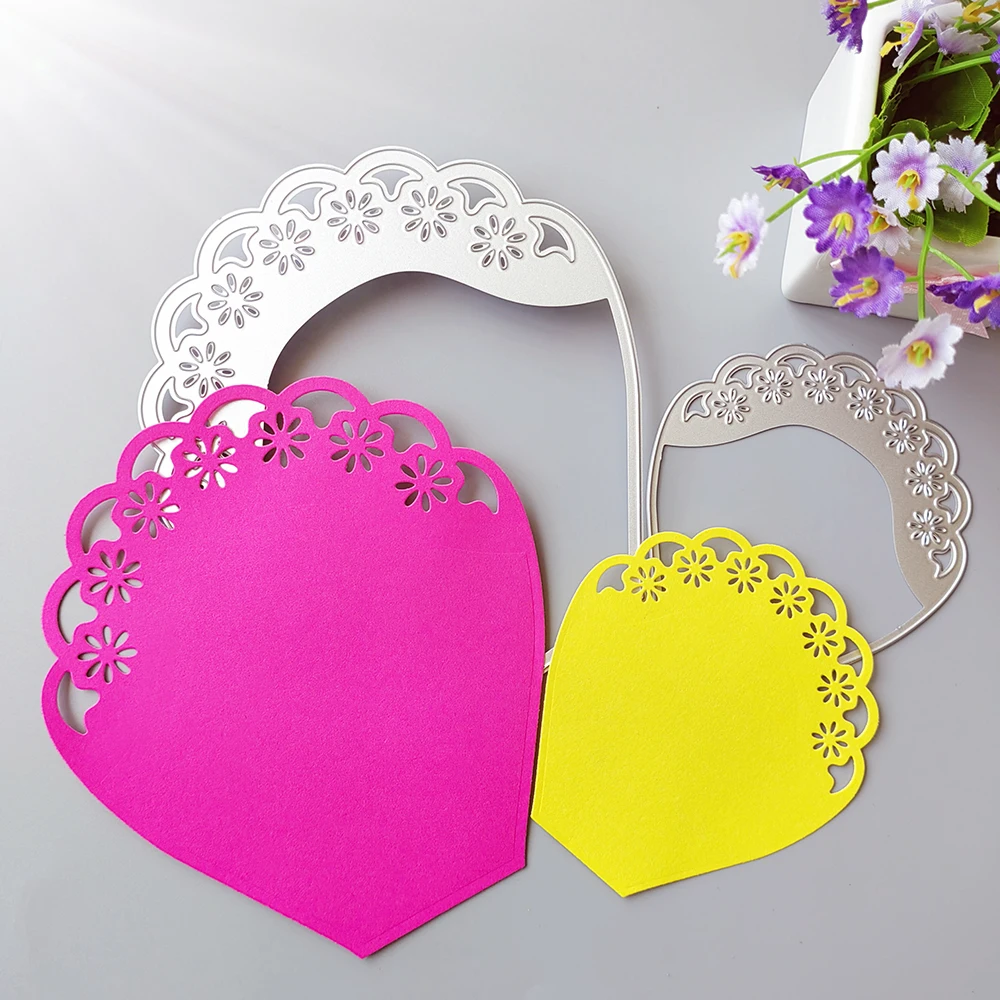 

Two beautiful petals die-cutting dies scrapbook decoration embossed photo album decoration card making DIY crafts