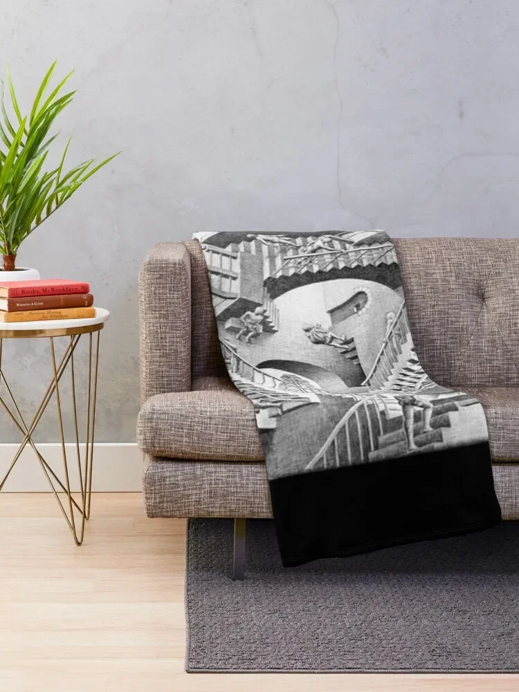 Mc Escher T-ShirtMC плед одеяло рождественские подарки одиночные одеяла