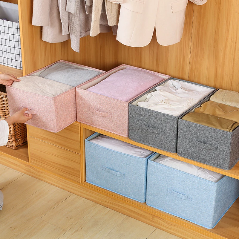 

Wardrobe Fabric Storage Box Drawer Desktop Storage Storage Box Household Goods Folding Storage Box