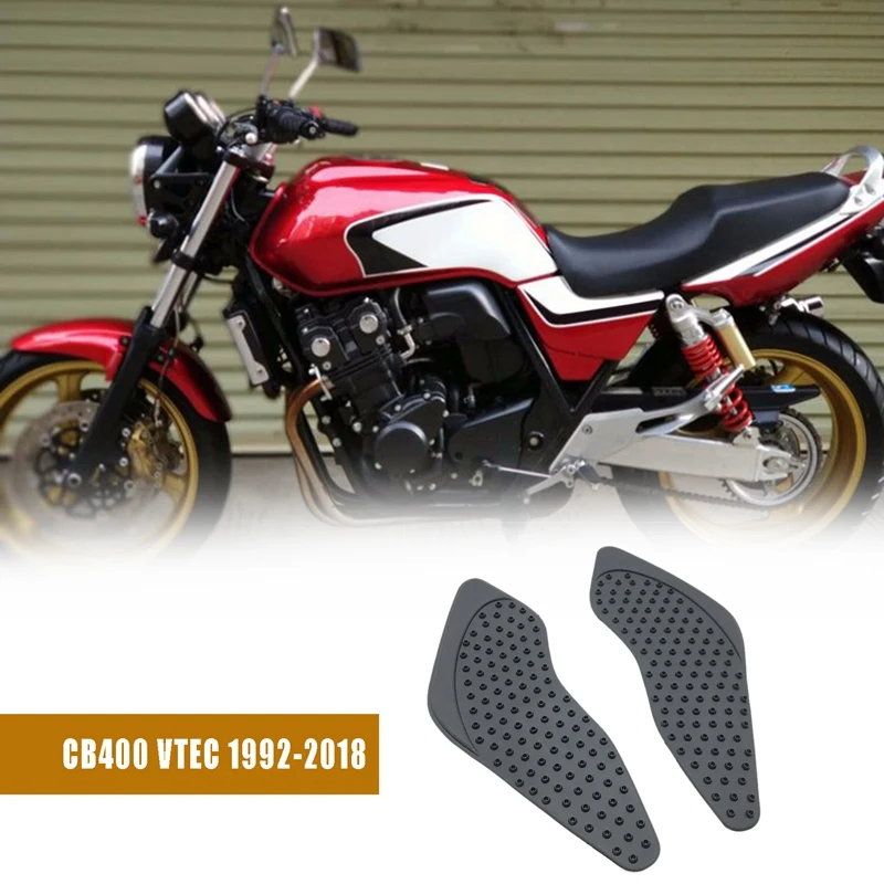 

Motorcycle Protector Tank Traction Pad Side Gas Knee Grip Protector for Honda CB400 VTEC 1992-2018