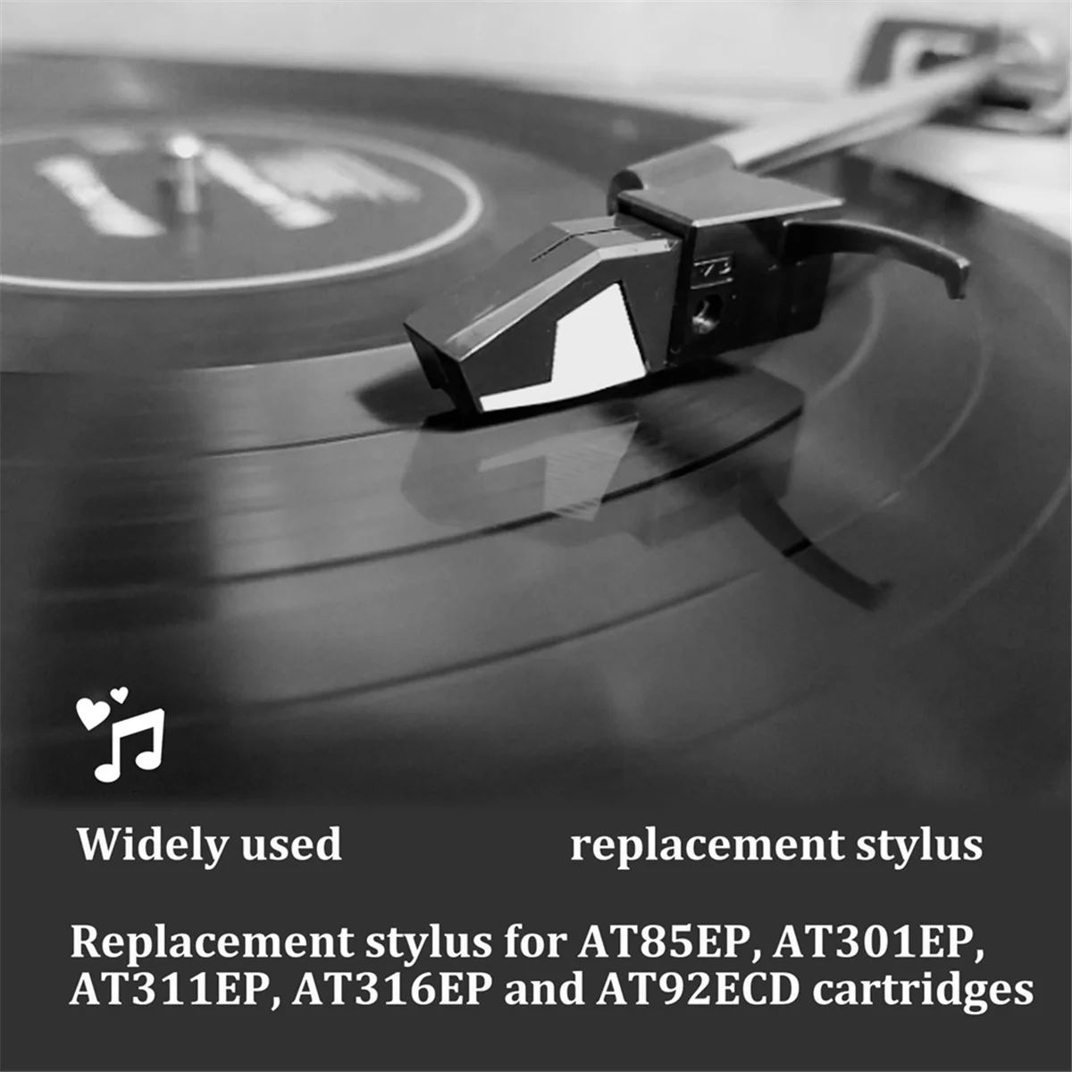 Сменный стилус ATN85EP для AT85EP совместимый с аудиотехникой эллиптическая